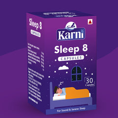 Karni Sleep 8 Capsules: Ayurvedic Sleep Remedy for Restful Nights