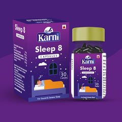 Karni Sleep 8 Capsules: Ayurvedic Sleep Remedy for Restful Nights